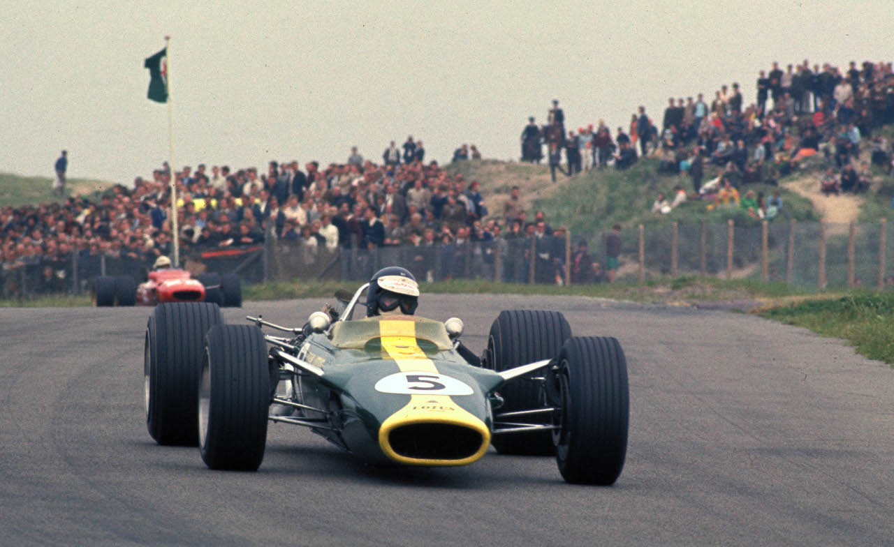 Jim Clark in the Lotus 49
