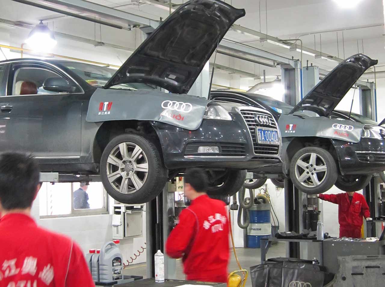 Audi servicing in China